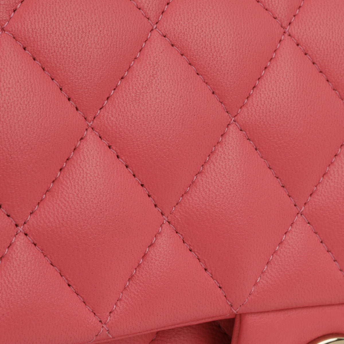 Chanel Small Double Classic Flap - Pink Lambskin | Champagne-Gold Hardware