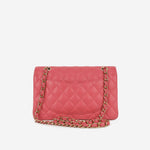 Chanel Small Double Classic Flap - Pink Lambskin | Champagne-Gold Hardware