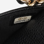 Chanel Classic Wallet on Chain - Black Caviar | Gold Hardware