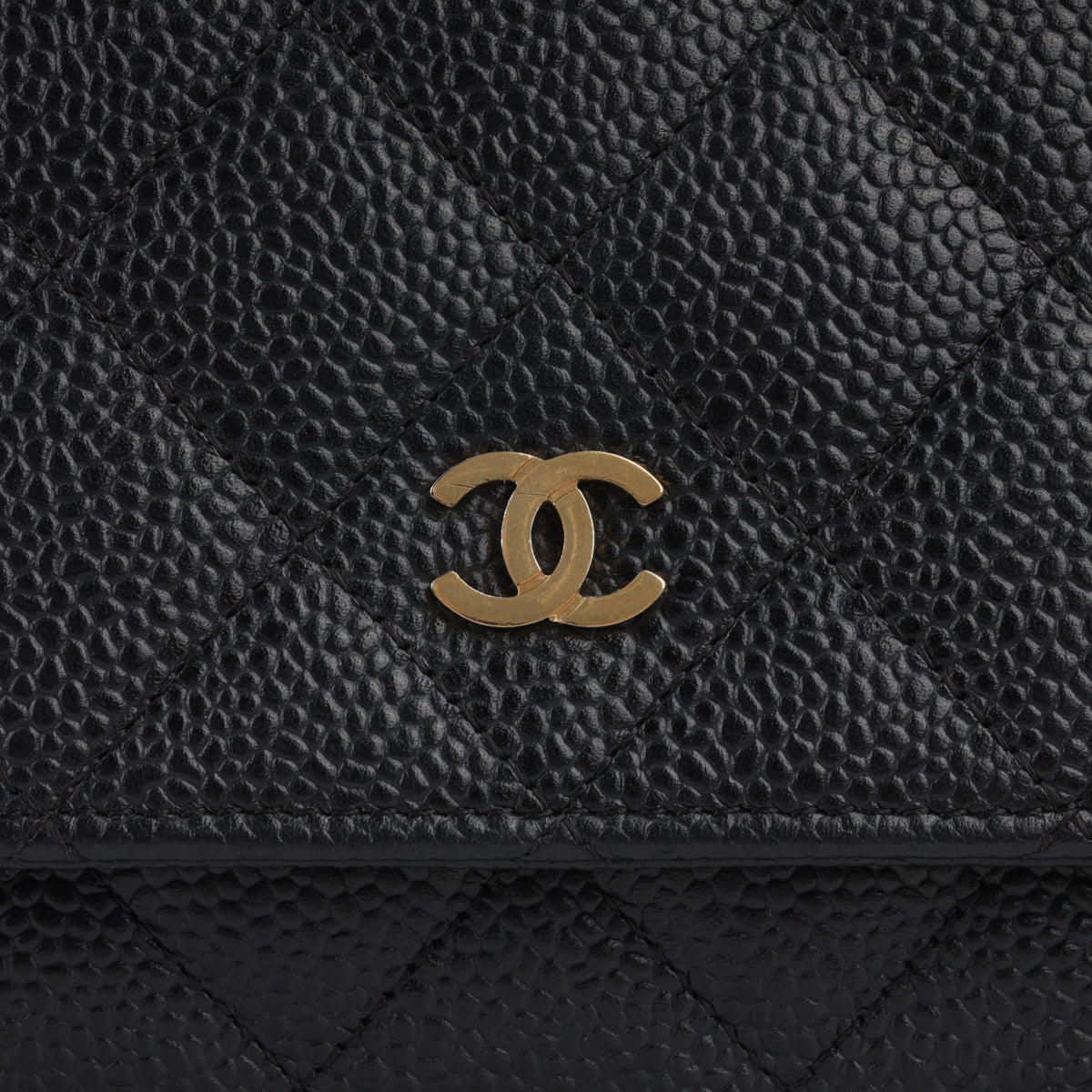 Chanel Classic Wallet on Chain - Black Caviar | Gold Hardware