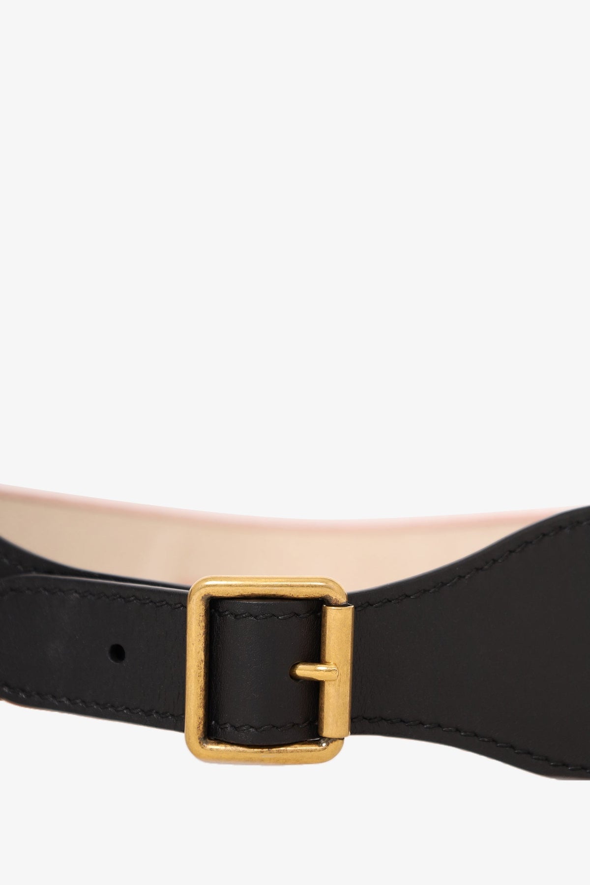 Christian Dior Pink Canvas Woven Logo Embroidered 65MM Belt