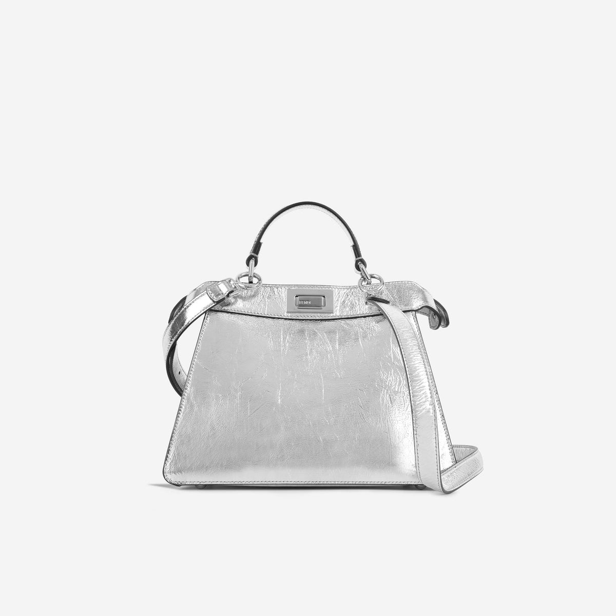 Fendi - Peekaboo ISeeU - Metallic Silver SHW - Pre-Loved