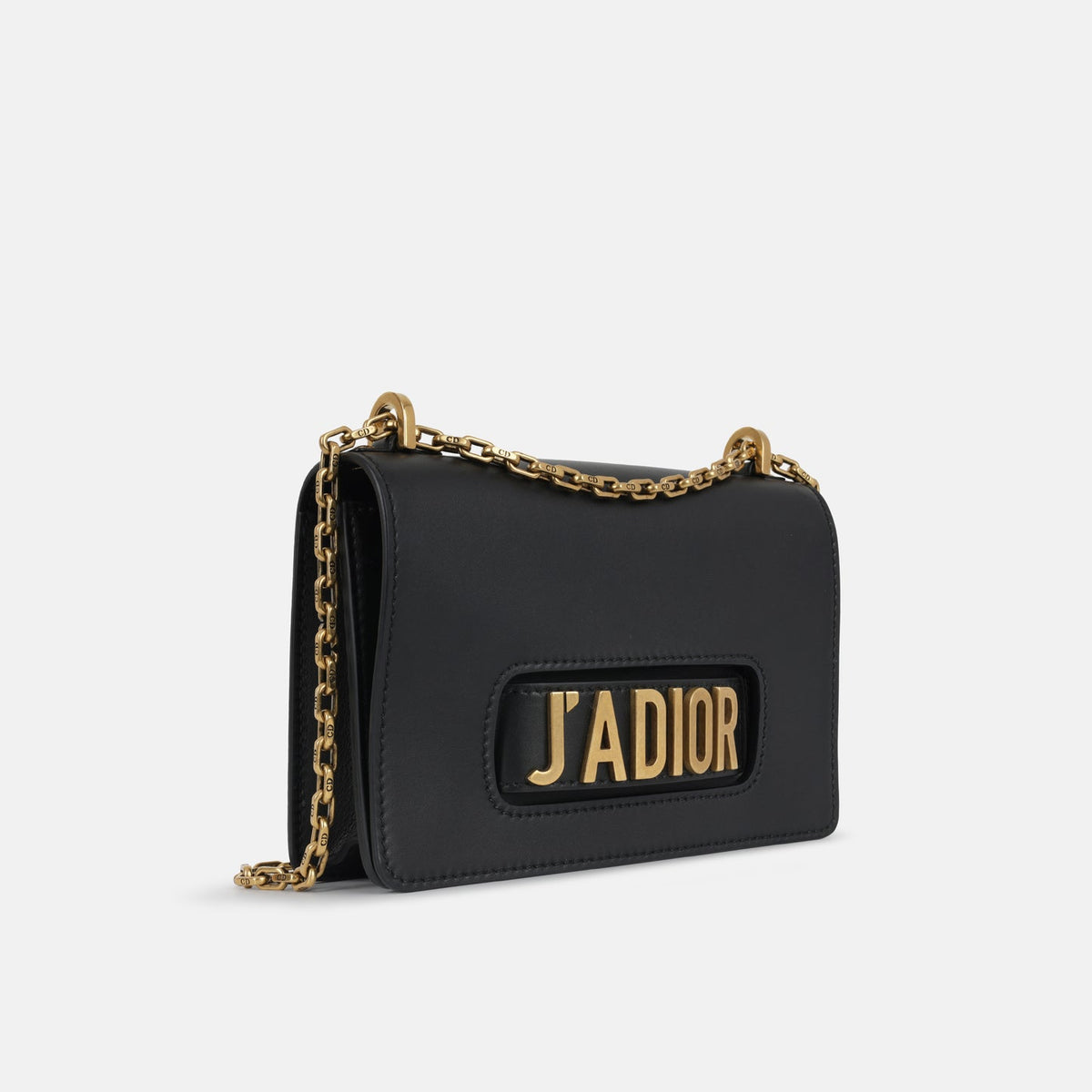 Dior J’adior Flap Bag Black Calfskin Leather GHW