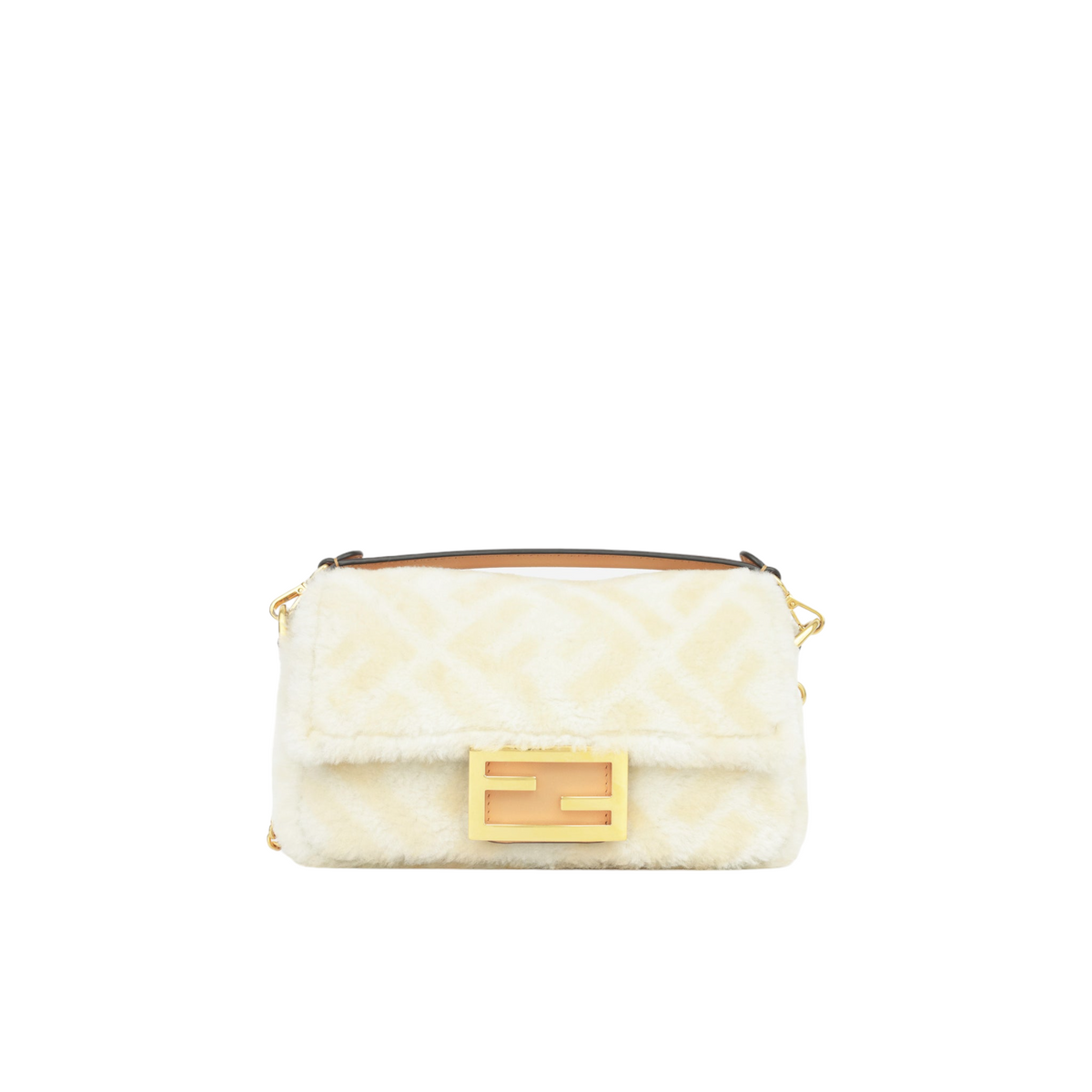 Fendi Baguette Chain Mini -Shearling