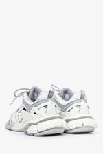 Balenciaga White Leather 'Track 2' Sneakers Size 4