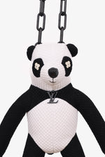 Louis Vuitton Black/White Zoom and Friends Adventure Panda Shoulder Bag