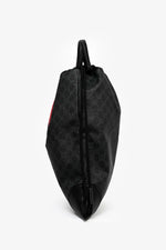 Gucci Black Canvas GG Supreme Drawstring Backpack