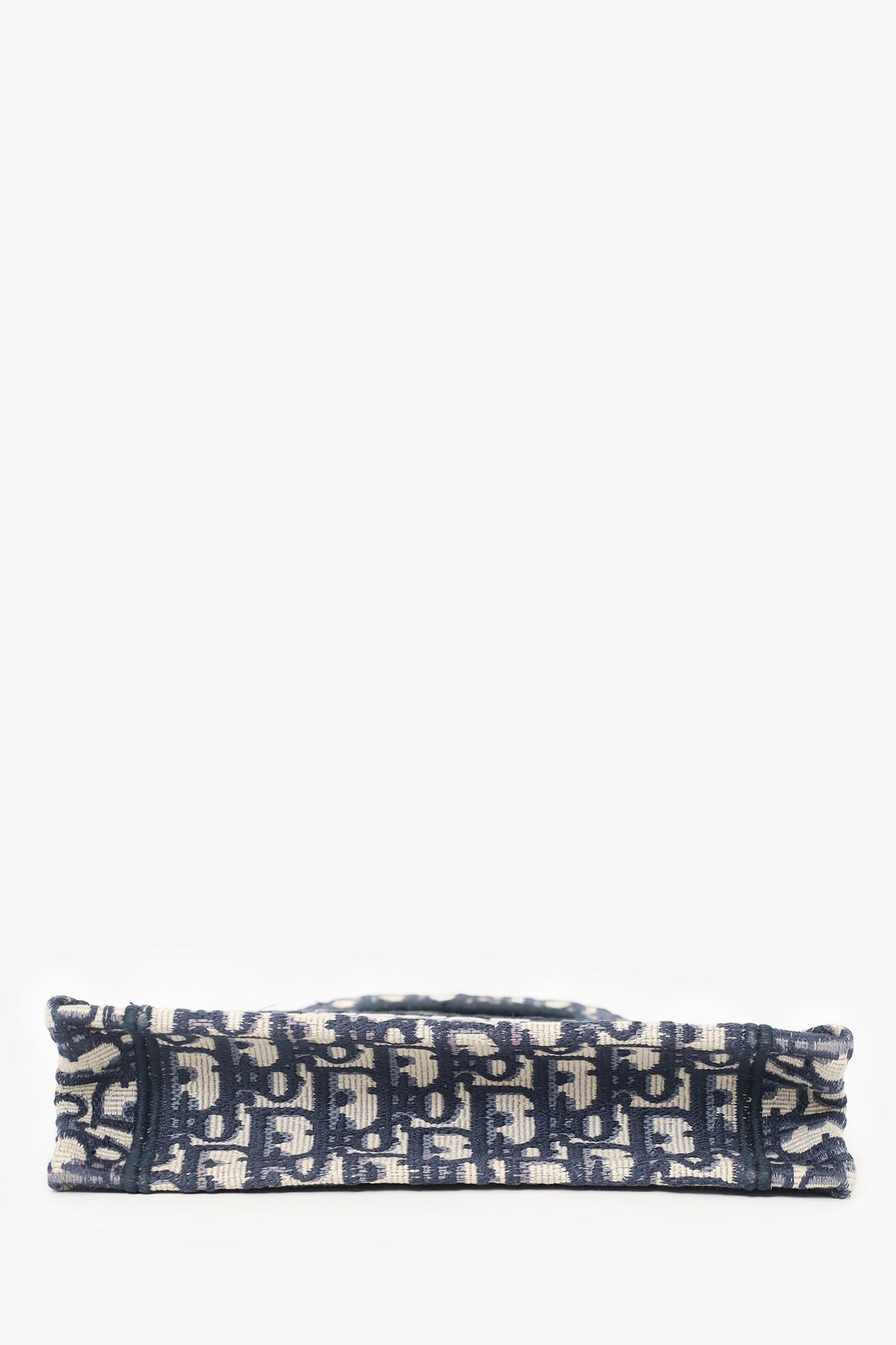 Christian Dior 2020 Navy Oblique Mini Book Tote