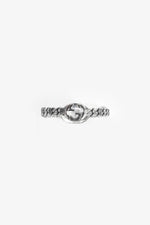 Gucci Sterling Silver GG Ring Size 15 Mens