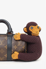 Louis Vuitton 2021 Monogram Keepall X-Small Monkey Puppet LV Friends