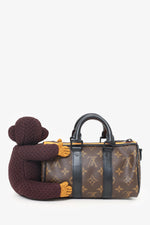 Louis Vuitton 2021 Monogram Keepall X-Small Monkey Puppet LV Friends