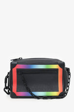 Louis Vuitton 2019 Black Taïga Rainbow Mini Soft Trunk Crossbody