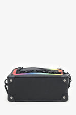 Louis Vuitton 2019 Black Taïga Rainbow Mini Soft Trunk Crossbody