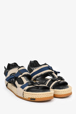 Christian Dior Navy Oblique Espadrille Sandals Size 43 Mens