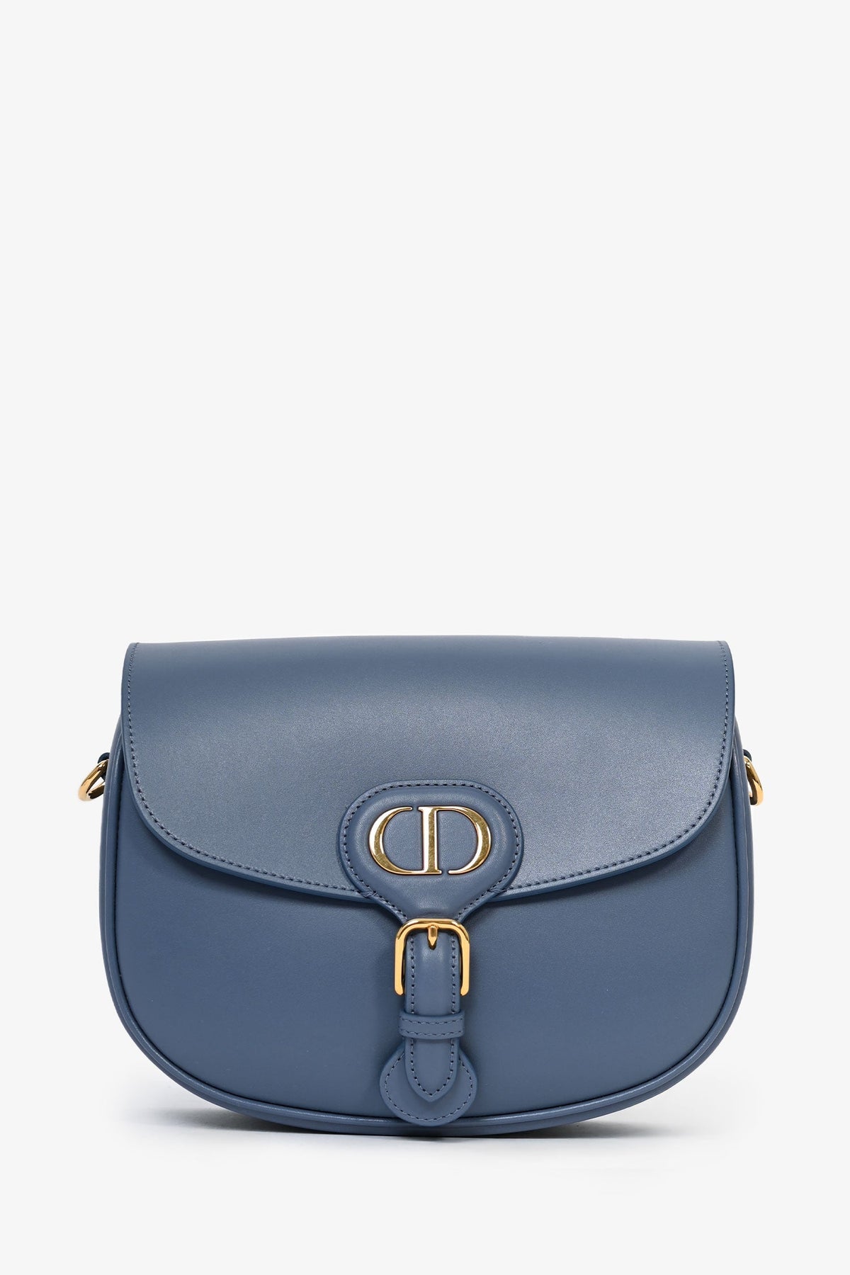 Christian Dior 2020 Dark 'Denim Blue' Calfskin Medium Bobby Bag