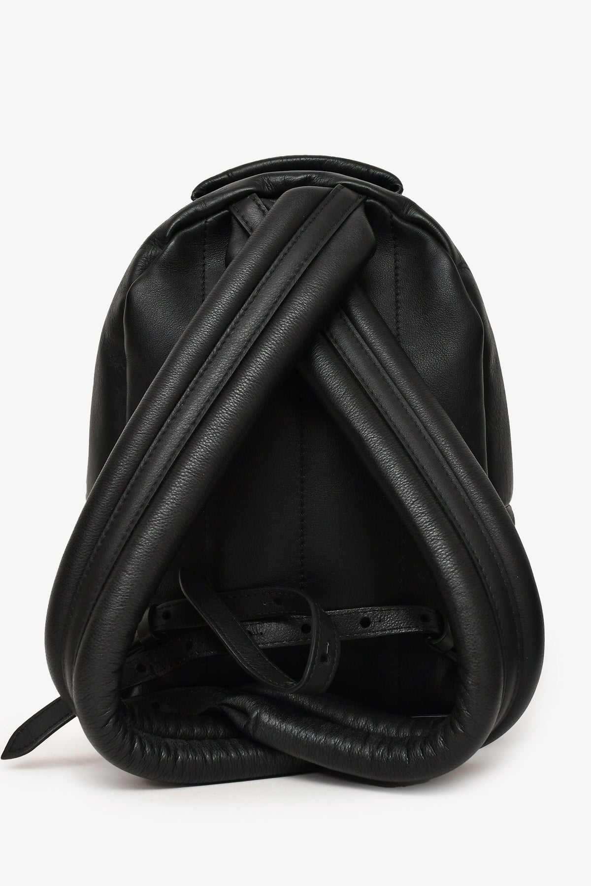 Louis Vuitton 2017 Black Leather 'Flower' Palm Springs PM Backpack