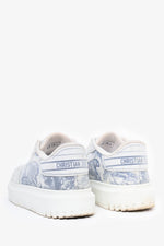 Christian Dior White/Blue 'Dior Addict' Sneakers Size 38.5