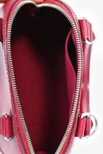 Louis Vuitton 2014 Raspberry Red Epi Leather Alma BB Top Handle with Strap
