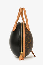 Louis Vuitton 2019 Monogram/Black Leather Egg Top Handle Bag With Chain