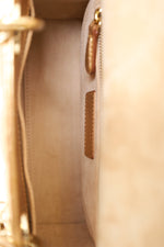 Christian Dior 2019 Gold Leather Small Lady Dior Bag with Strap