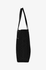 Christian Dior 2003 Black Fabric Monogram Tote