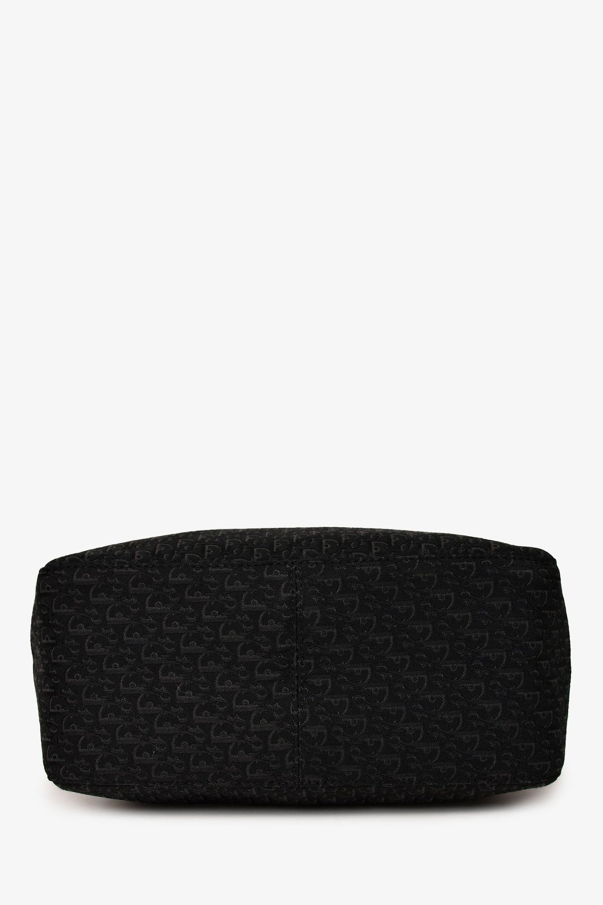 Christian Dior 2003 Black Fabric Monogram Tote