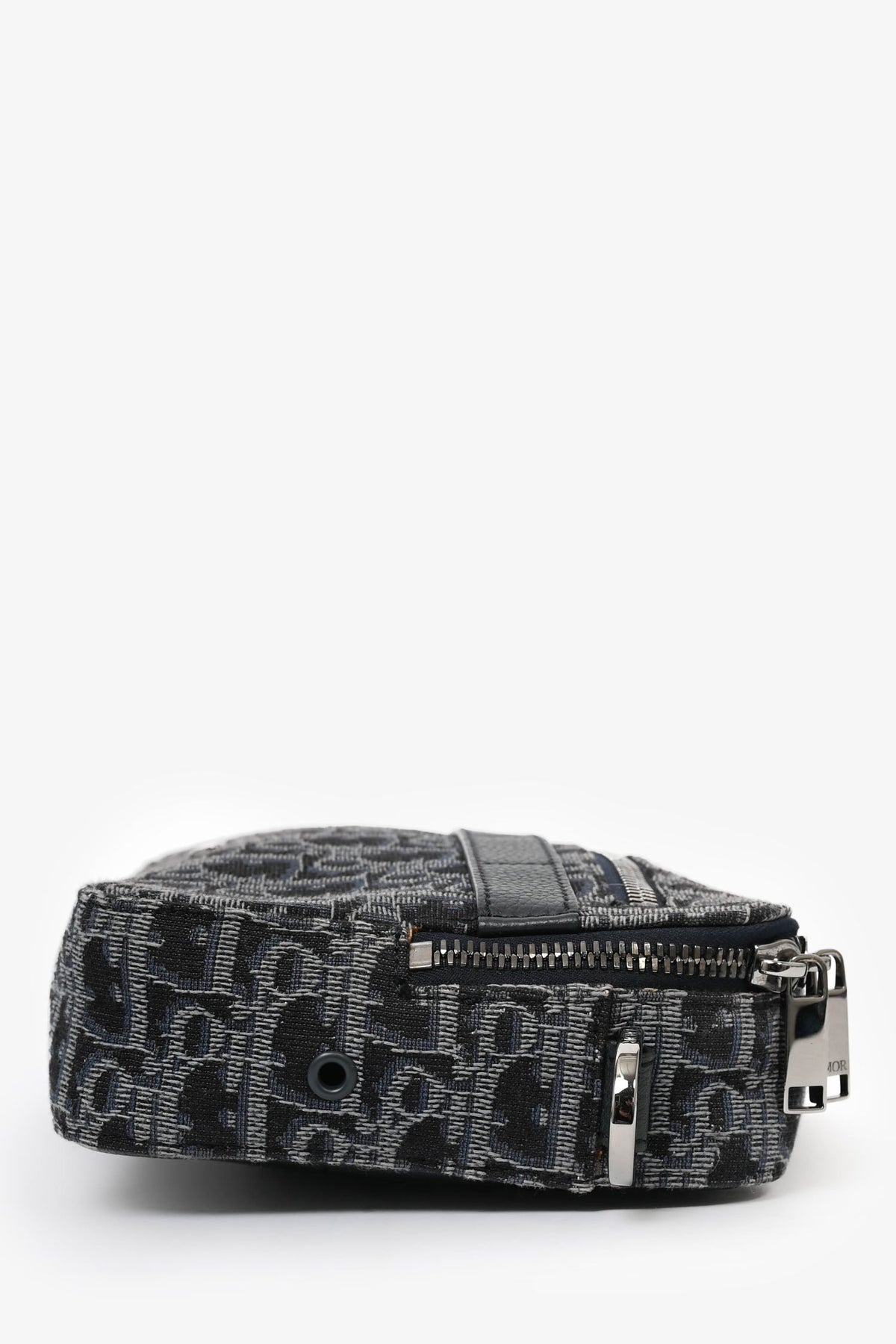 Christian Dior 2019 Blue Oblique 'Sac Safari' Messenger Bag