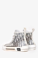 Christian Dior Navy Oblique B23 High Top Sneakers Size 46