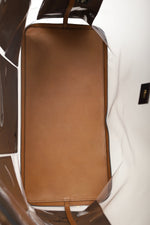 Fendi Brown Vinyl/Leather/Fur Forever Patch Pocket Tote