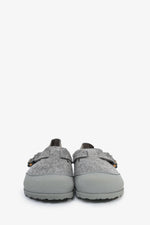 Dior X Birkenstock Grey Wool 'Tokio' Sandals Size 43 Mens