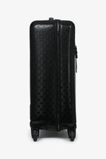 Gucci Black Guccissima Medium Luggage Suitcase