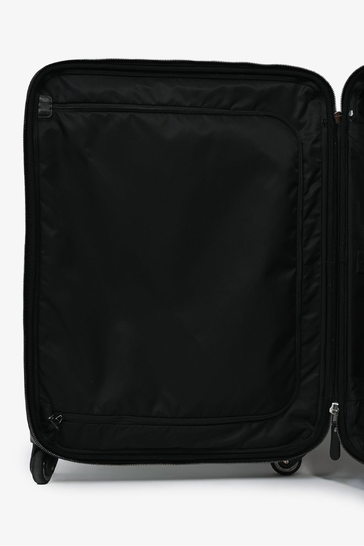 Gucci Black Guccissima Medium Luggage Suitcase