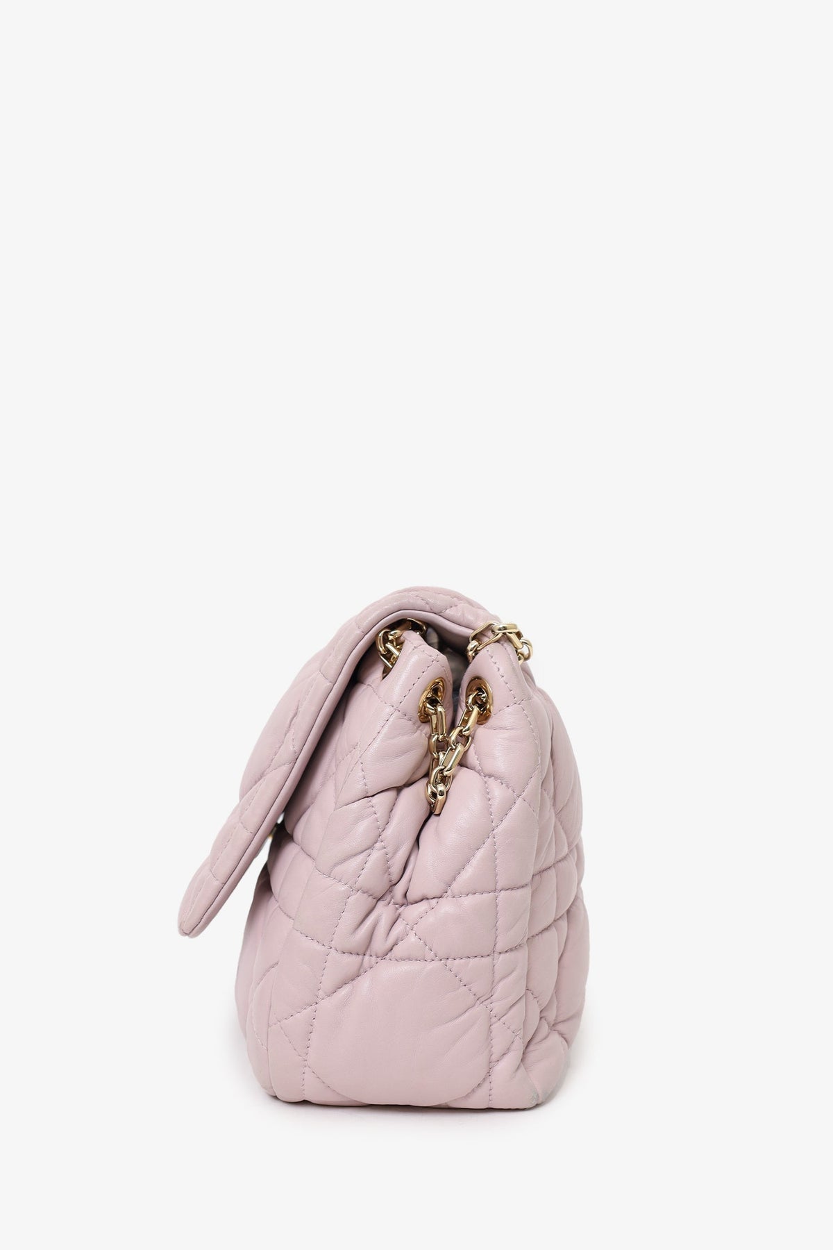 Christian Dior 2015 Lilac Cannage Milly La Foret Chain Flap