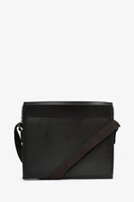 Louis Vuitton 2002 Brown Monogram Glace Leather Steve Messenger Bag