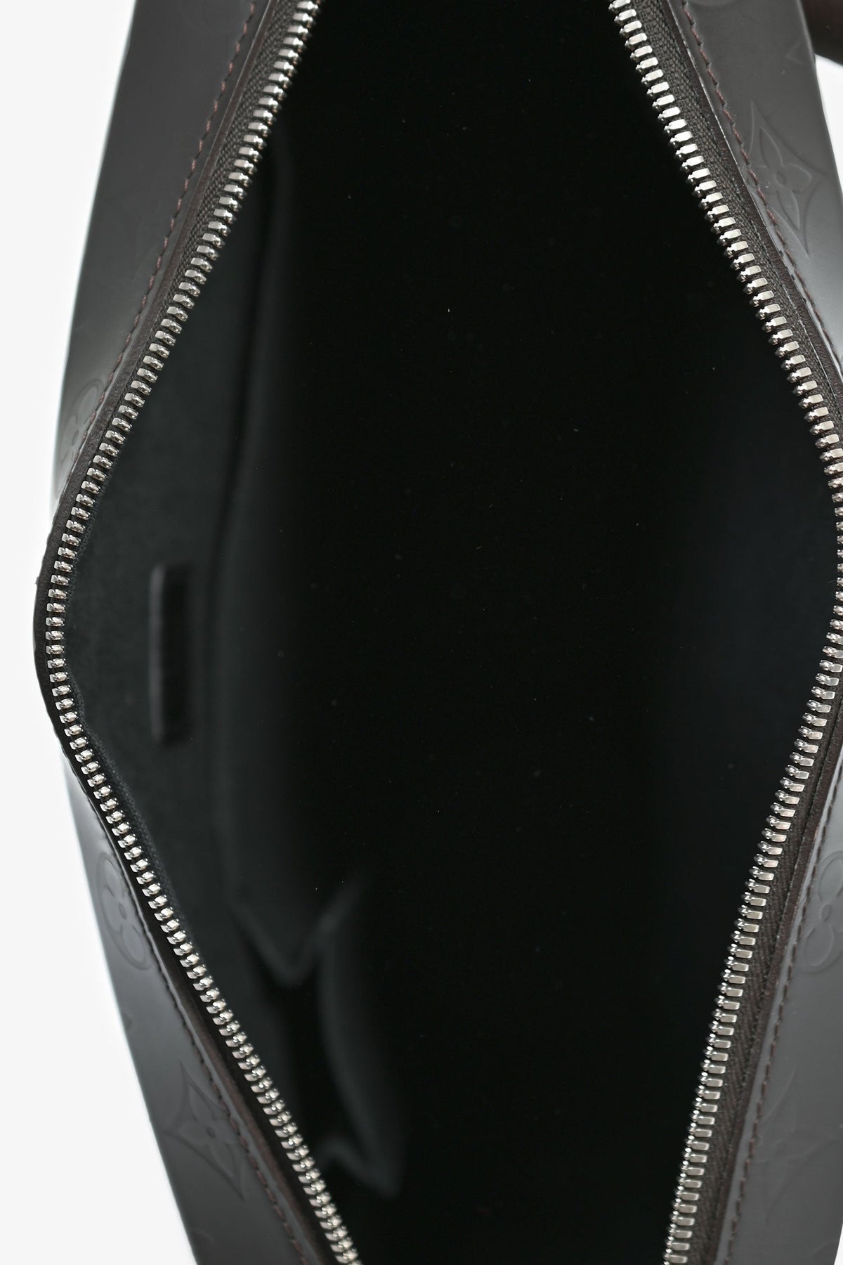 Louis Vuitton 2002 Brown Monogram Glace Leather Steve Messenger Bag