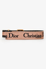 Christian Dior Brown/Black Canvas/Leather Bag Strap