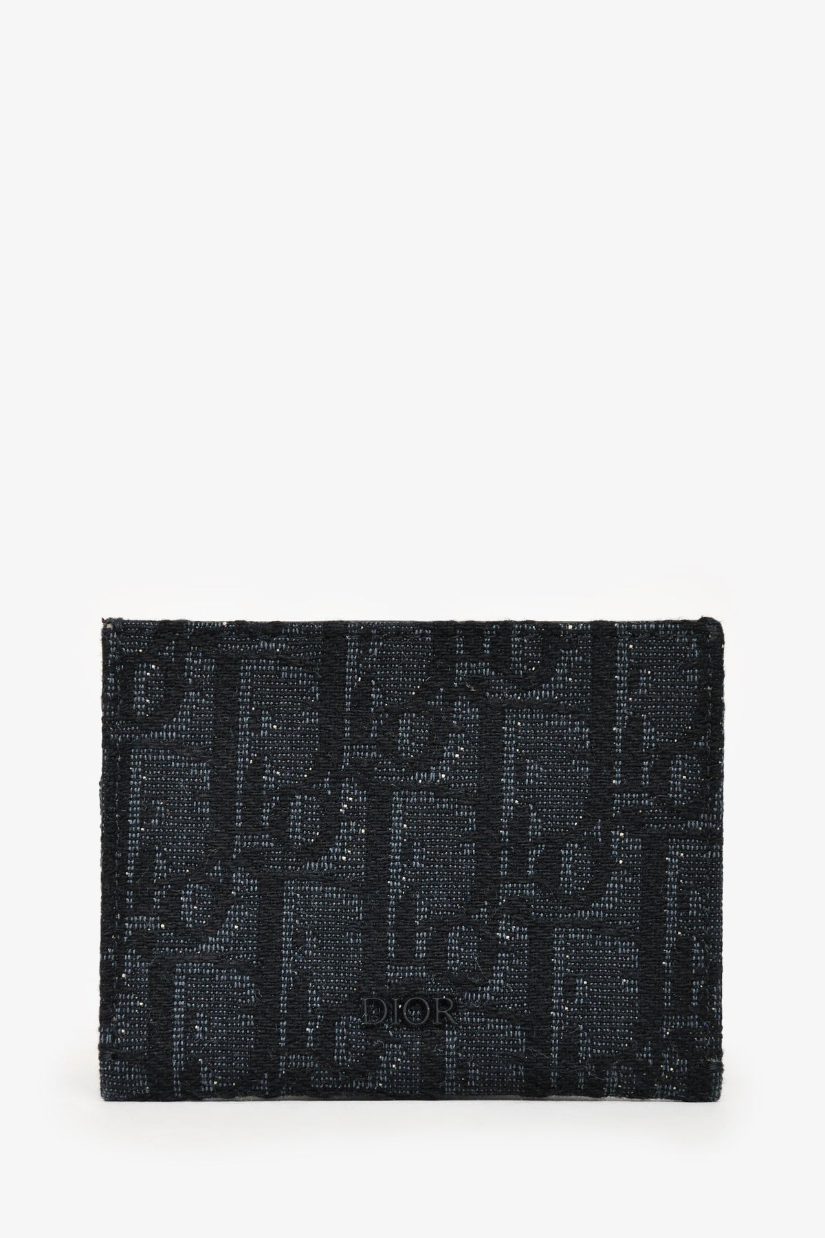 Chrisitian Dior 2019 Black Oblique Canvas Card Holder