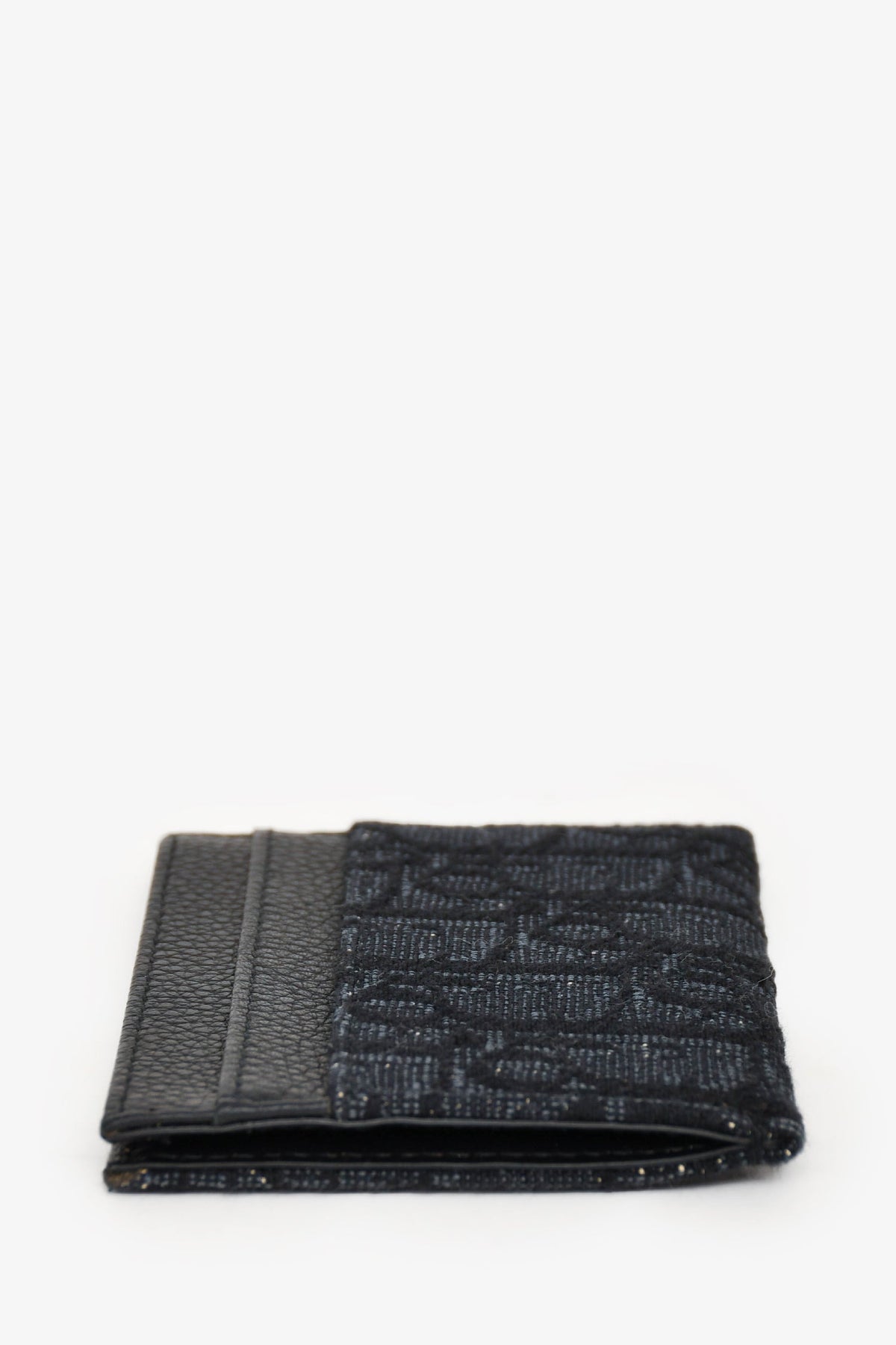 Chrisitian Dior 2019 Black Oblique Canvas Card Holder
