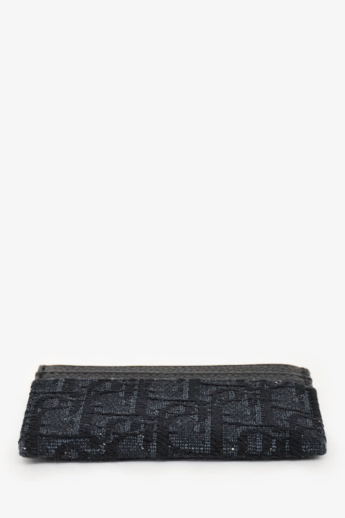 Chrisitian Dior 2019 Black Oblique Canvas Card Holder