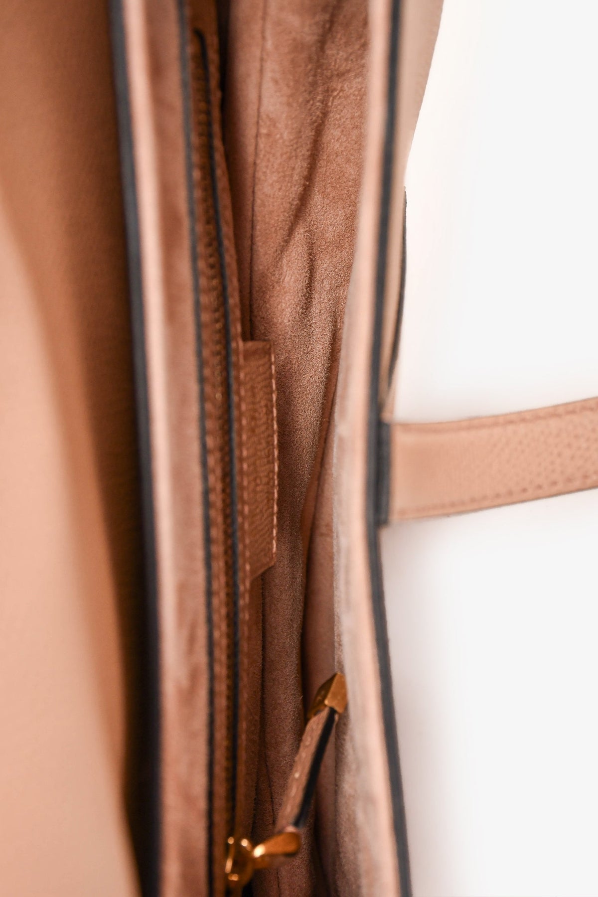 Christian Dior 2019 Warm Taupe Grained Leather Saddle Bag