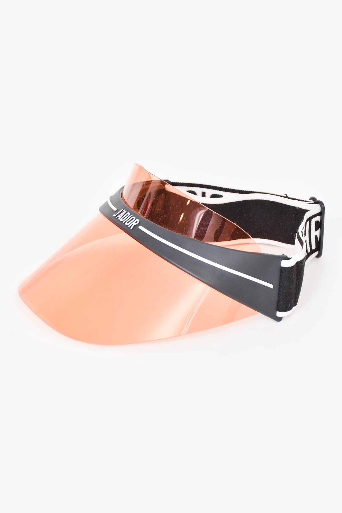Christian Dior Orange/Black Dior Club1 Visor