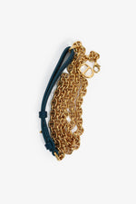 Christian Dior Teal Cannage Leather Caro Waist Bag