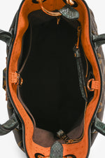 Louis Vuitton 2012 Monogram Canvas/Python/Ostrich 'Etoile Exotique' MM Bag with 2 Straps