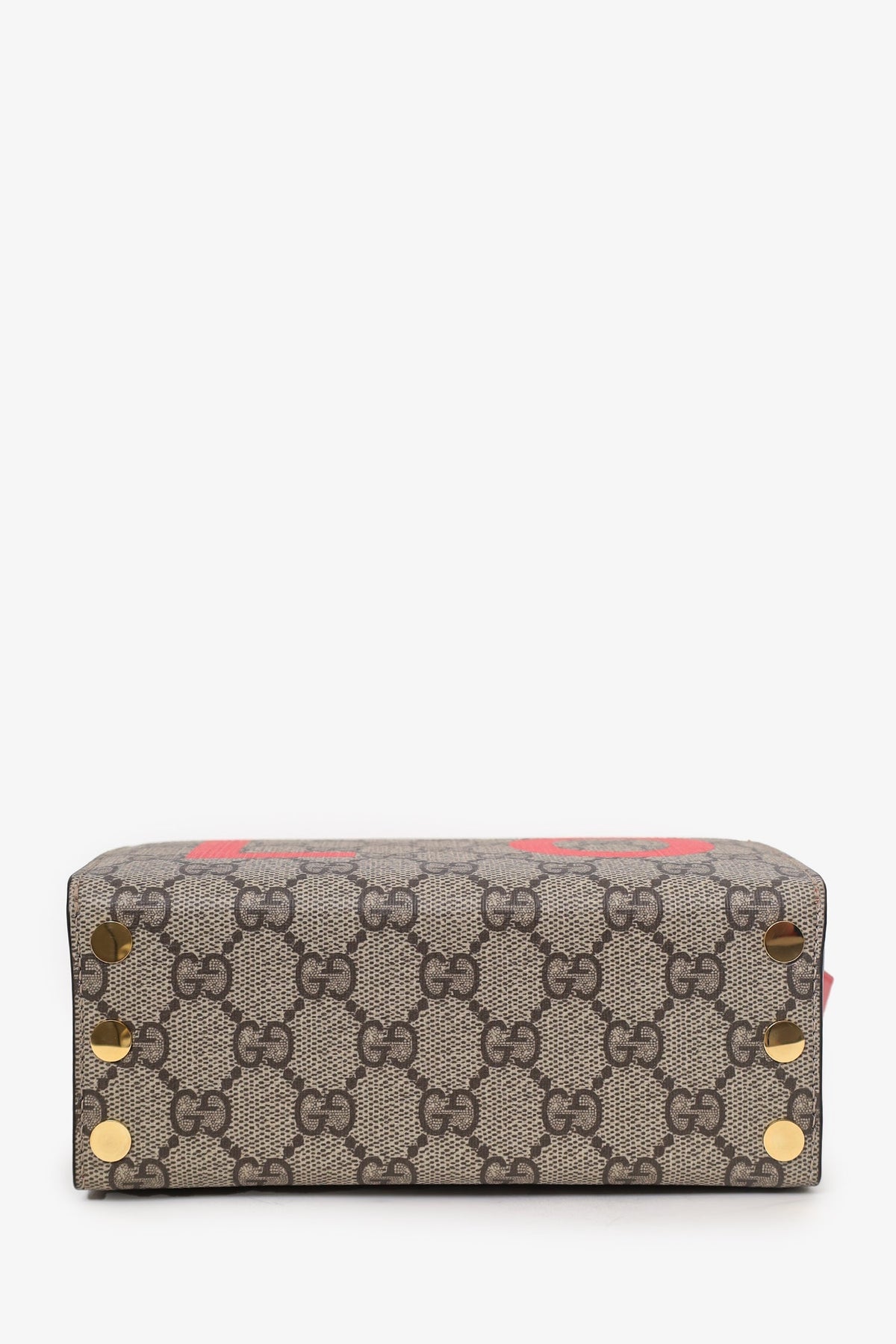 Gucci Brown GG Supreme Valentine\'s Day Mini 'Love' Trunk Box Bag