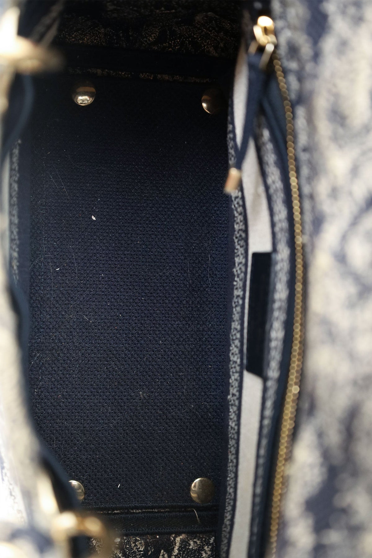 Christian Dior Black/White Toile de Jouy 'Lady D-Lite' Top Handle with Strap