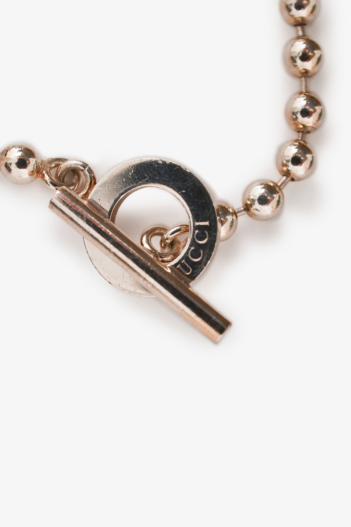 Gucci Sterling Silver Toggle Bracelet