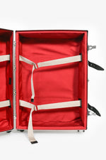 Gucci X Globe Trotter Black Web Suitcase 65