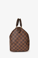 Louis Vuitton 2011 Brown Canvas/Leather Damier Ebene Speedy 30