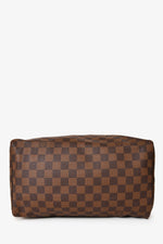 Louis Vuitton 2011 Brown Canvas/Leather Damier Ebene Speedy 30
