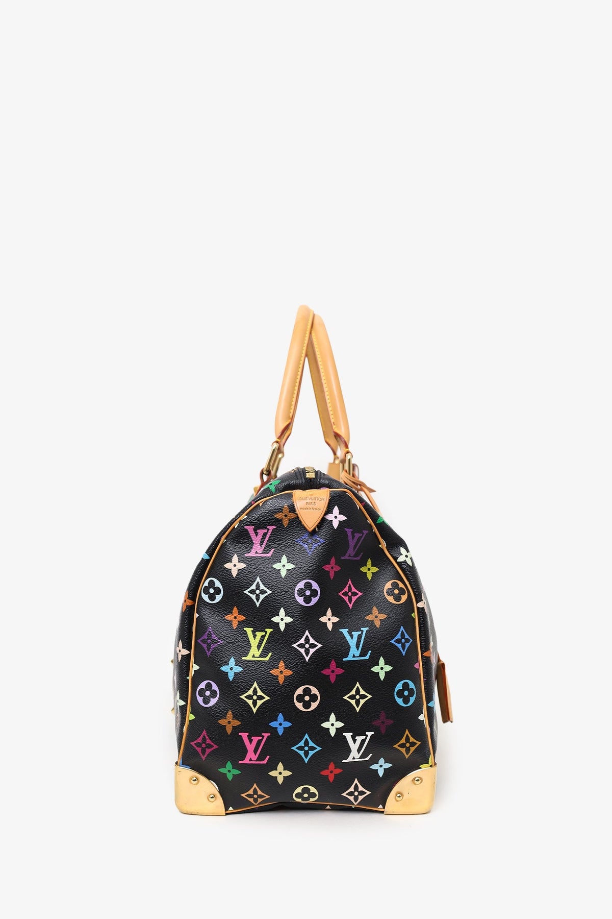 Louis Vuitton 2003 Black/Multicolour Monogram Keepall 45 Bag